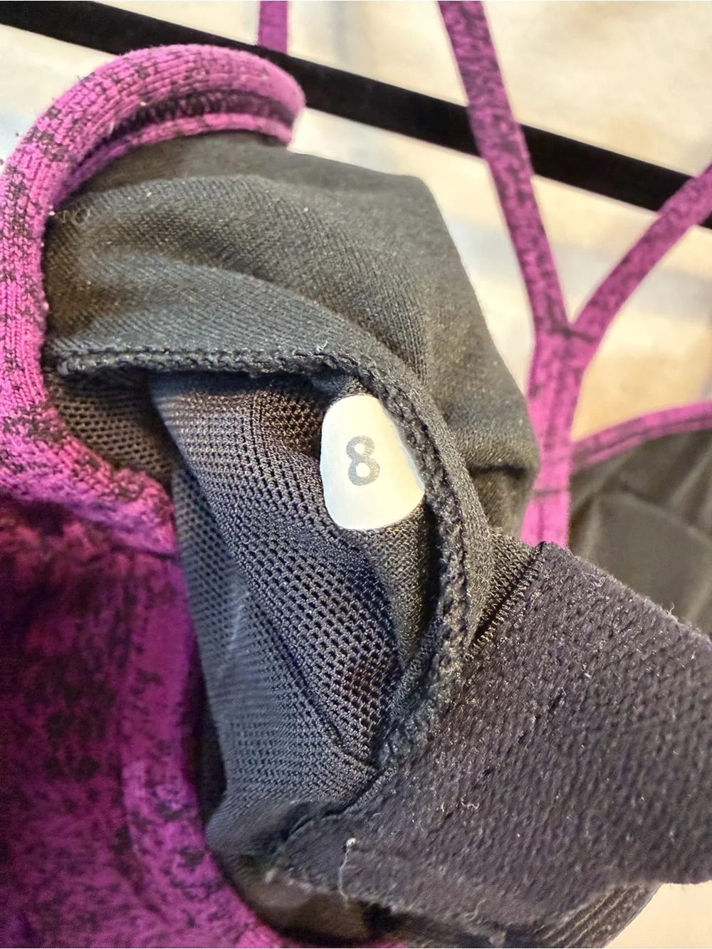 Lululemon Purple Strappy Tank Top Size 8